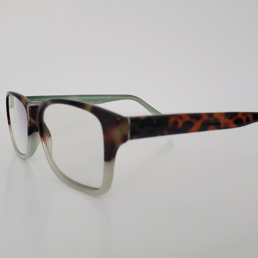 SAV Eyewear +2.50 Readers Brown Tortoise Shell Translucent Green Unisex Eyeglass